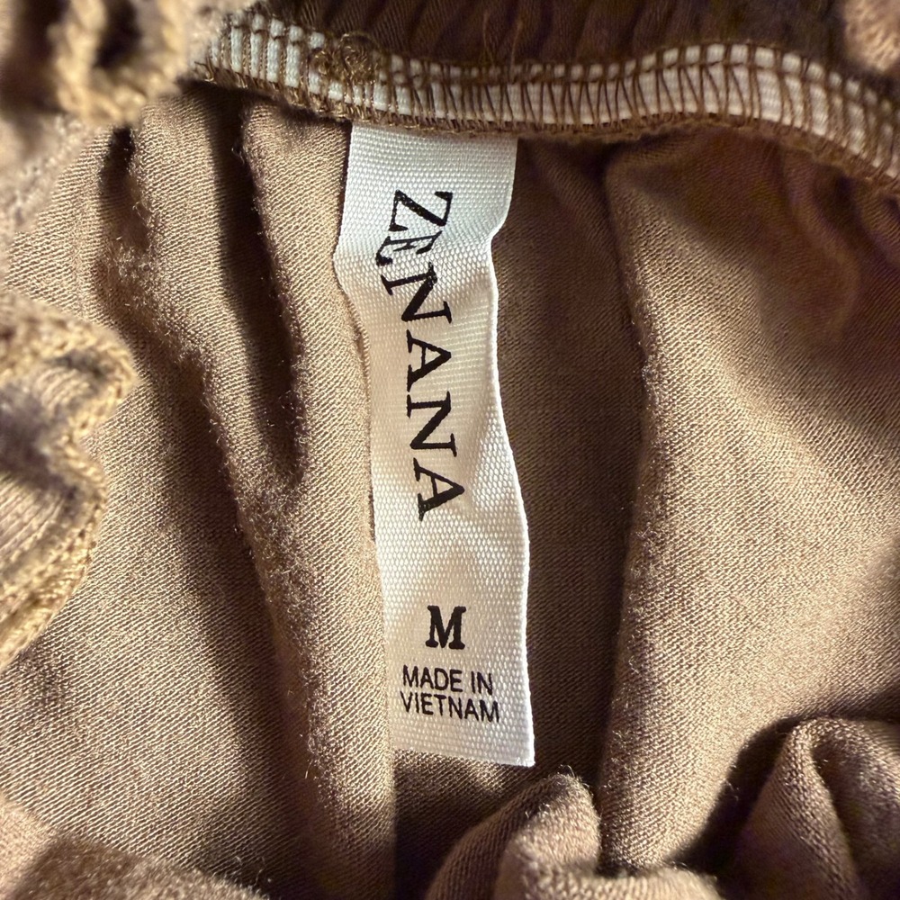 Zenana Womens Smocked Waist Maxi Skirt Bundle Mocha Oatmeal Size M - Picture 4 of 9